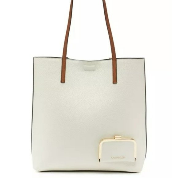 Calvin Klein Handbags - Calvin Klein Bella Tote -Cherub White